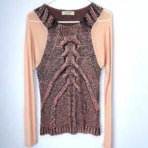 Aldomartins, long sleeved blouse, size 8